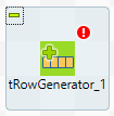 tRowGeneratorコンポーネントの配置