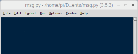 python Editor 起動