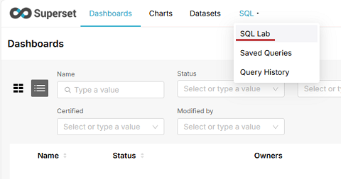 Superset SQL Lab